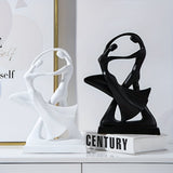 SwayDuo - Elegant Wall Sculpture in Synthetic Resin for Artistic Home Decor-2