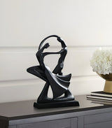 SwayDuo - Elegant Wall Sculpture in Synthetic Resin for Artistic Home Decor-4