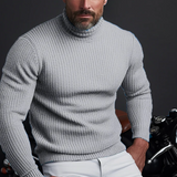 Lars - Classic Men’s Cotton Turtleneck Sweater