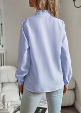 Lisbeth – Striped Long Sleeve Women's Blouse