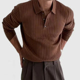 Textured Polo Shirt - Stylish, Comfortable Fit for Casual or Semi-Formal Wear-3