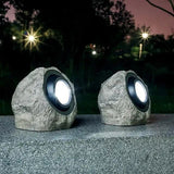 RockyLight - Solar Garden Lights with Natural Stone Design for Outdoor Landscape 3