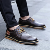 Men's Leather Dress Shoes | Classic Brogue Style