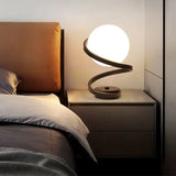 SpiraGlow - Elegant LED Table Lamp with Modern Twist