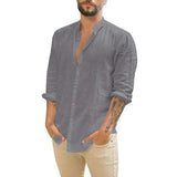 Men's Relaxed Linen Shirt