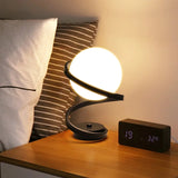 SpiraGlow - Elegant LED Table Lamp with Modern Twist