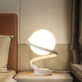 SpiraGlow - Elegant LED Table Lamp with Modern Twist