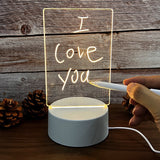 Glowlove - Color-Changing LED Lamp with Custom Message Board & 7 Colors-2