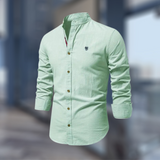 Men's Casual long-sleeve Polo Shirt