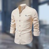 Men's Casual long-sleeve Polo Shirt
