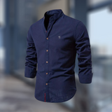 Men's Casual long-sleeve Polo Shirt