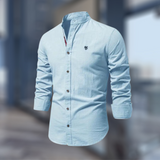 Men's Casual long-sleeve Polo Shirt