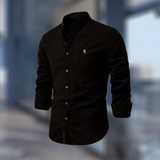 Men's Casual long-sleeve Polo Shirt