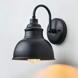 Vintage-Style Outdoor Wall Lantern - Weather-Resistant Light for Patios & Gardens 4