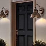 Vintage-Style Outdoor Wall Lantern - Weather-Resistant Light for Patios & Gardens 7