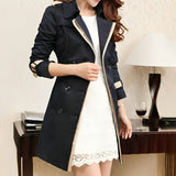 Stylish Women’s Belted Trench Coat