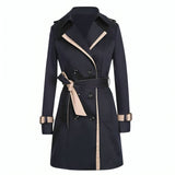 Stylish Women’s Belted Trench Coat