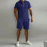 Sandro – Casual Men's Polo & Shorts Summer Set