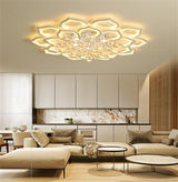 Crystal Lotus ceiling lamp - lumilotus 2