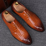 Men's Classic Leather Lace-Up Shoes