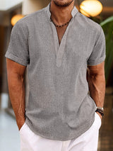 Lior – Casual Men’s V-Neck Polo Shirt