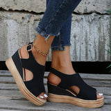 Solea - Women's Stylish Wedge Sandals