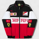 Vintage Unisex Ferrari Racing Bomber Jacket