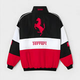 Vintage Unisex Ferrari Racing Bomber Jacket