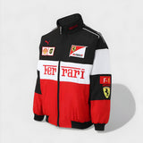 Vintage Unisex Ferrari Racing Bomber Jacket