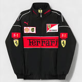 Vintage Unisex Ferrari Racing Bomber Jacket