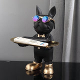 LumiBulldog – Playful French Bulldog Statue with Chic Design