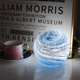 LunaGlow – Elegant Glass Moon Lamp with Cosmic Detailing