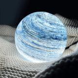 LunaGlow – Elegant Glass Moon Lamp with Cosmic Detailing