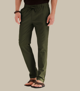 Men's casual loose summer pants with elastic waist - Mateo 4