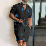 Palm Breeze men's set | Short-sleeved T-shirt & matching shorts 3