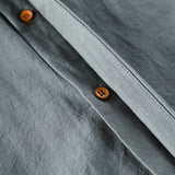 Men's Slim Fit Stand-Up Collar Shirt