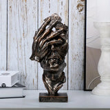 AurisElegance - Handcrafted Luxury Decorative Statue in Bronze, Gold, Sandstone-6