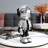 Variant image for CosmoLuxe - Modern Astronaut Statue with Gold Accents for Elegant Decor-2