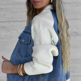 Vada –  Women's Denim Splice Jacket